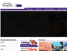 Tablet Screenshot of flexografica.com